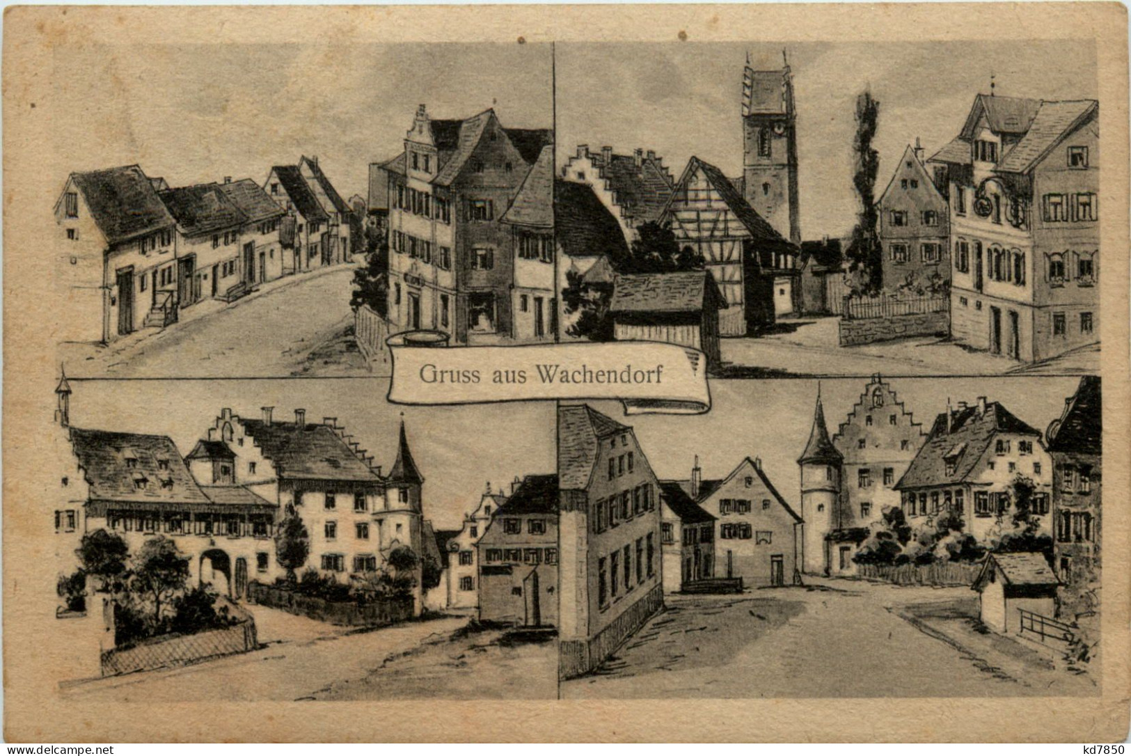 Gruss Aus Wachendorf - Pernat Karte - Starzach - Tuebingen