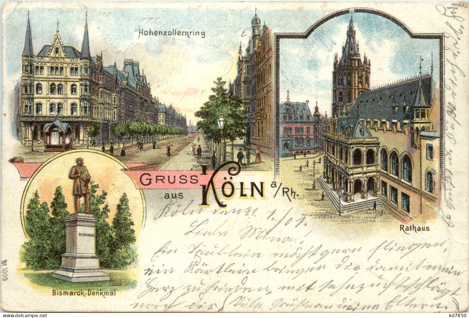 Gruss Aus Köln - Litho - Koeln