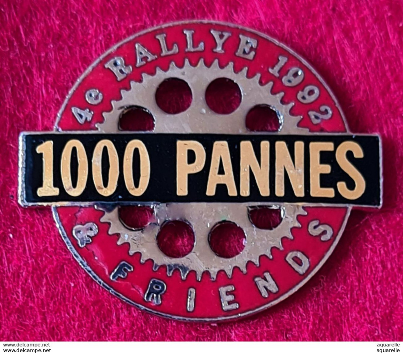 SUPER PIN'S RALLYE "1000 PANNES"4e Rallye Donnant Aux Handicapés La Possibilité De Vivre Un Rallye En Tant Que Co-Pilote - Moto