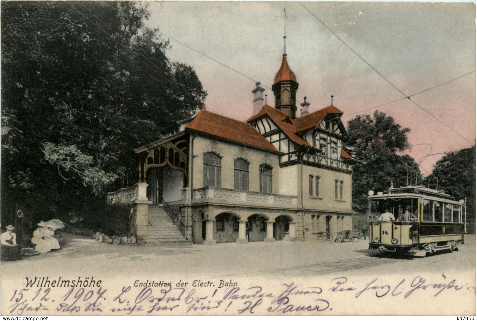 Cassel - Wilhelmshöhe - Endstation Der Elekt. Bahn - Strassenbahn - Kassel