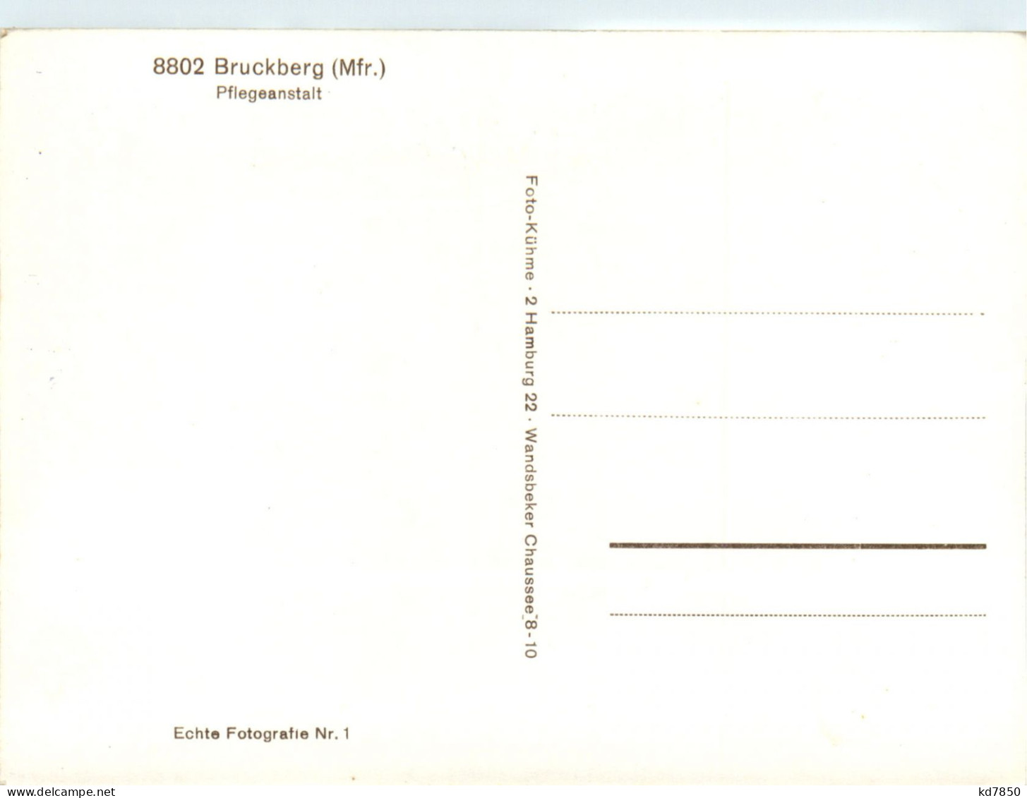 Bruckberg - Pflegeanstalt - Ansbach