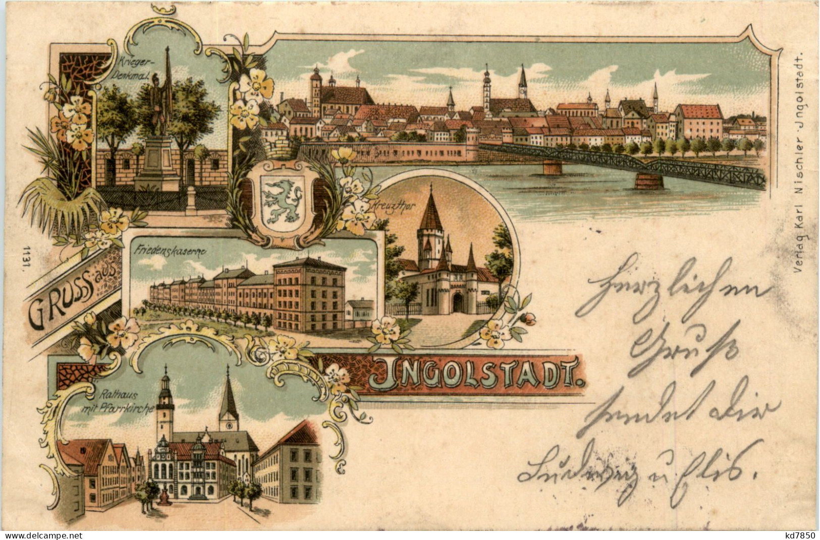 Gruss Aus Ingolstadt - Litho - Ingolstadt