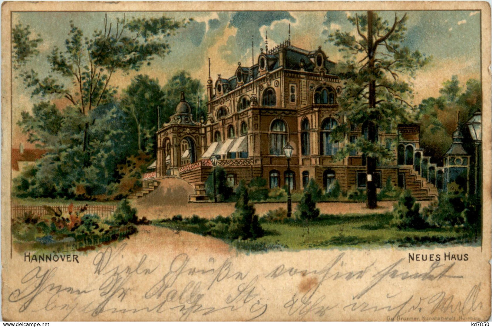 Hannover - Neues Haus - Litho - Hannover