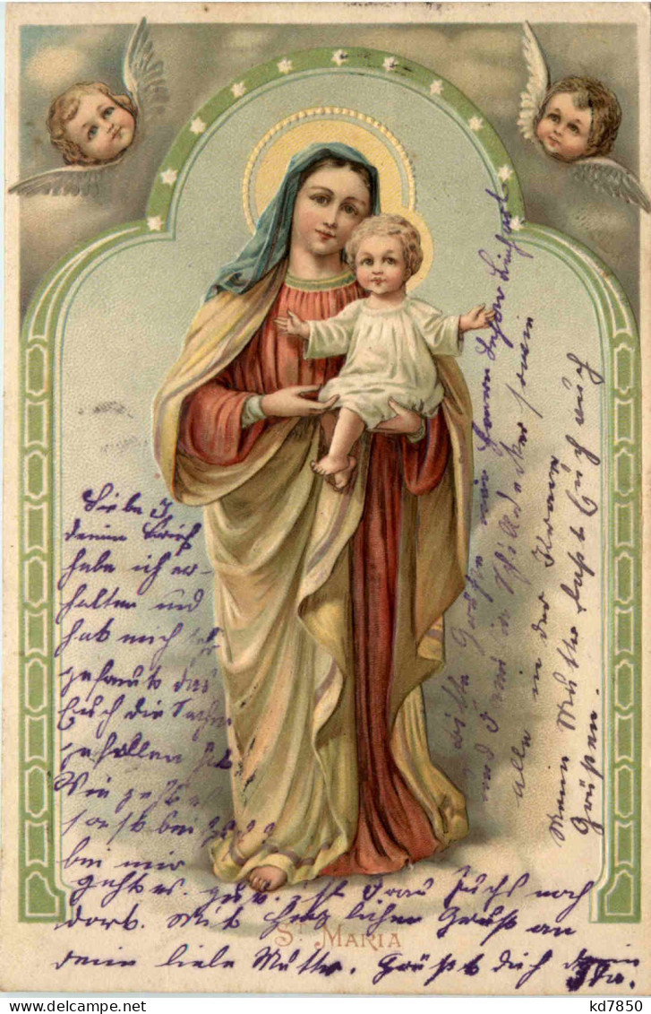 Glaube - St. Maria - Prägekarte - Heilige Plaatsen