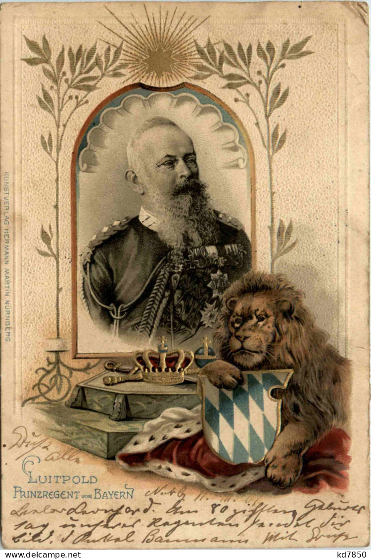 Luitpold - Prinzregent Von Bayern - Litho - Königshäuser