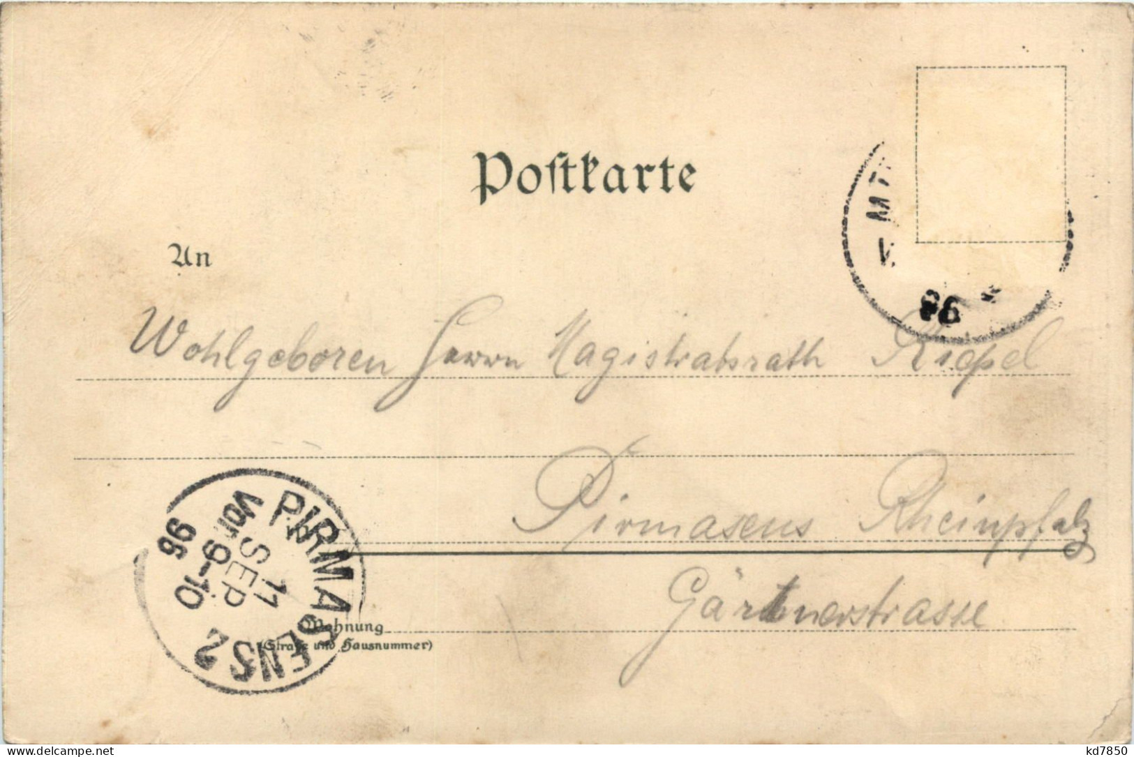 Nürnberg - Landes Austellung 1896 - Litho - Nürnberg