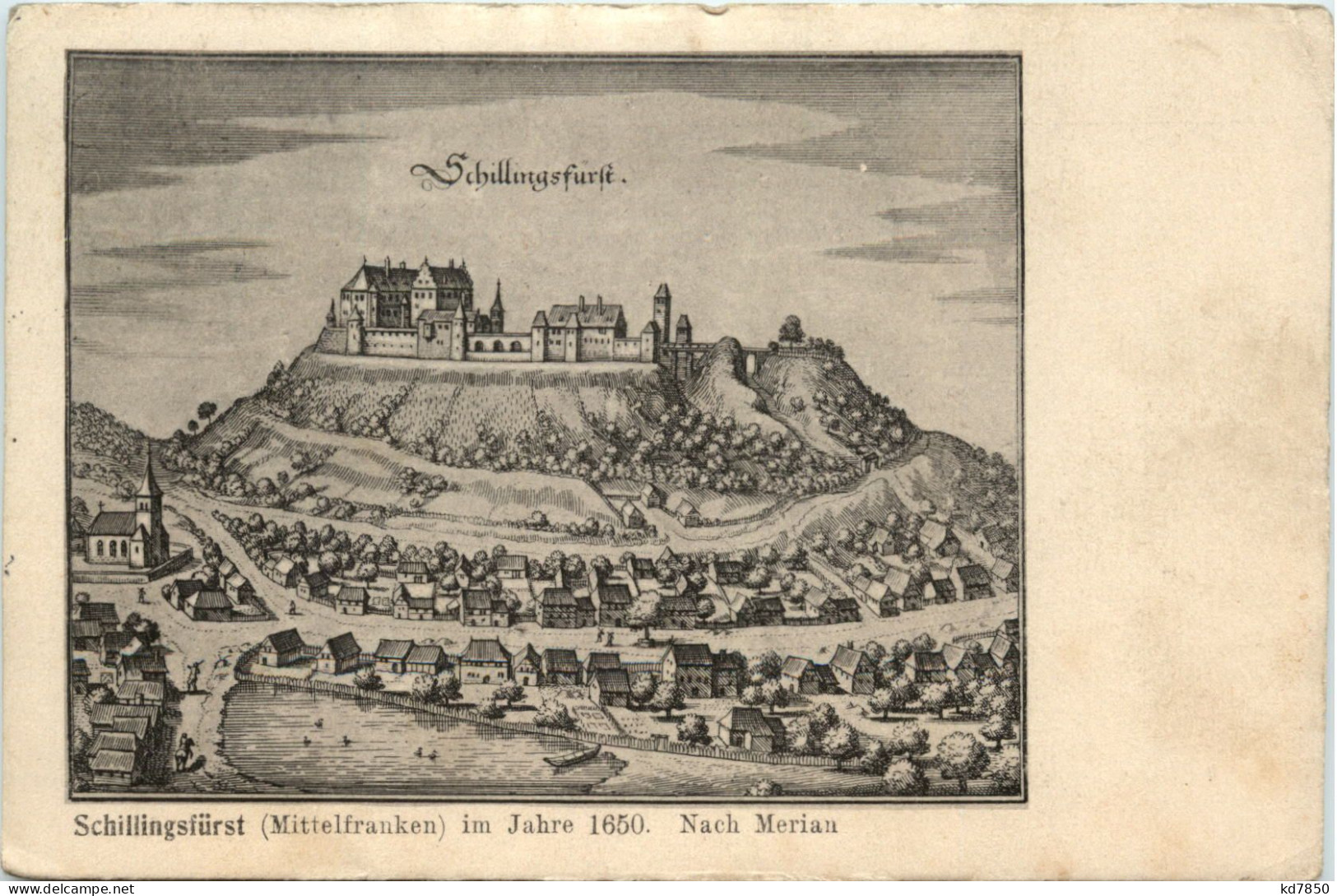 Schillingsfürst Im Jahre 1650 - Ansbach