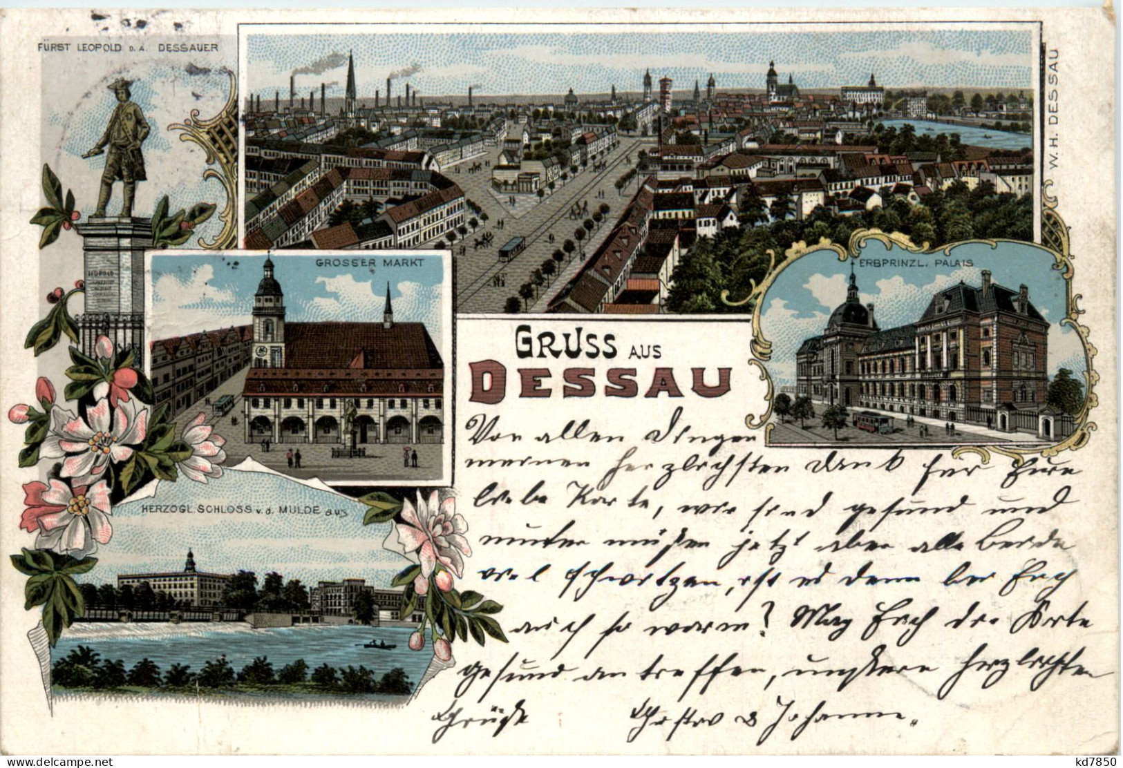 Gruss Aus Dessau - Litho - Dessau