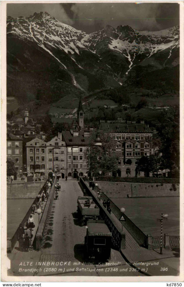 Innsbruck - Alte Innbrücke Mit Hotel Kaiserhof - Innsbruck