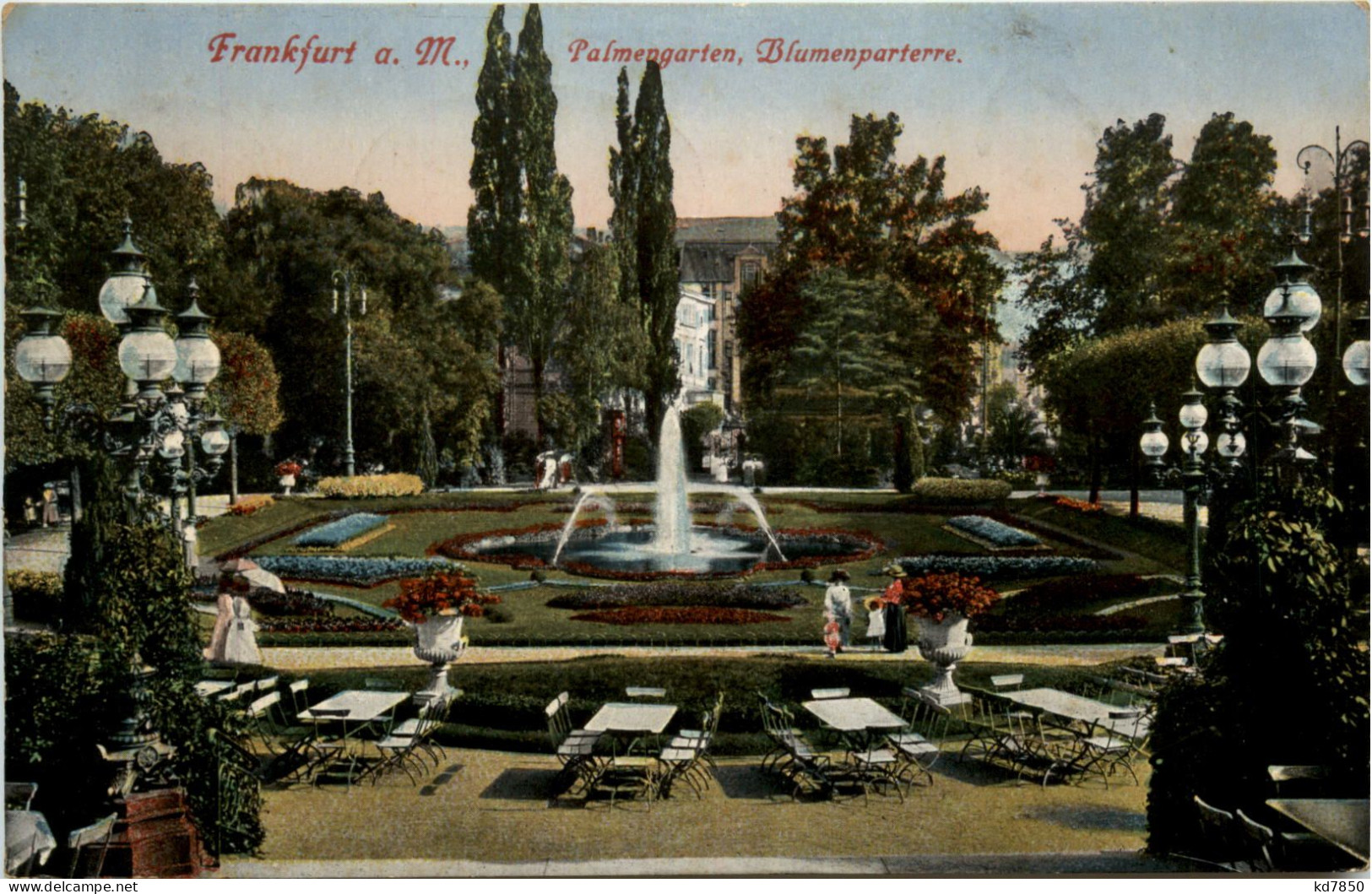 Frankfurt A.M. - Palmengarten, Blumenparterre - Frankfurt A. Main