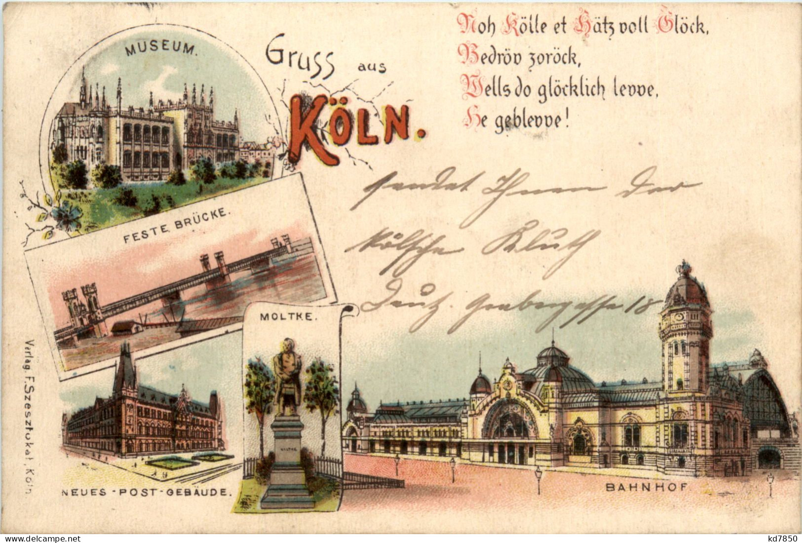 Gruss Aus Köln - Litho - Koeln