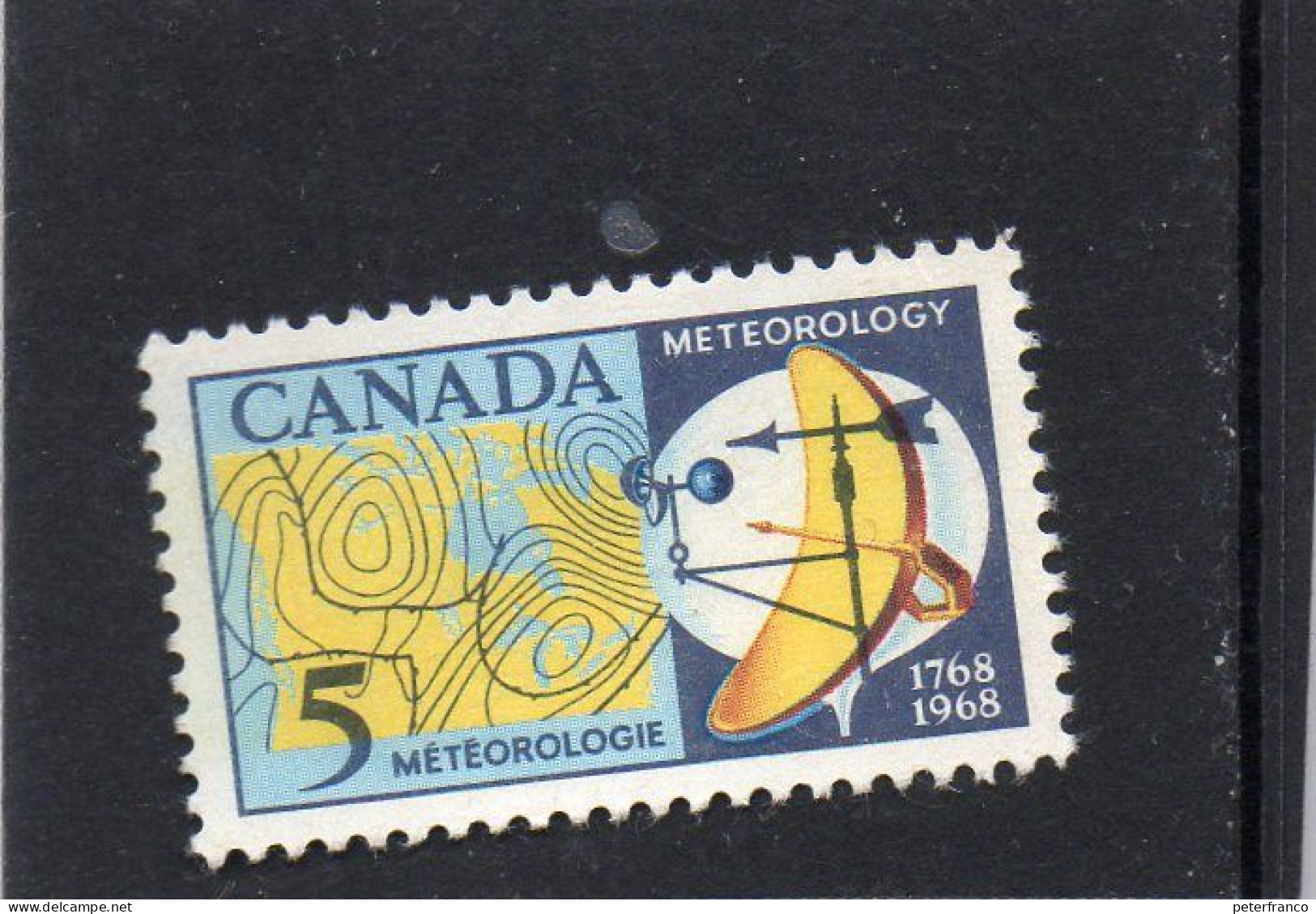 1968 Canada - Meteorologia - Gebruikt