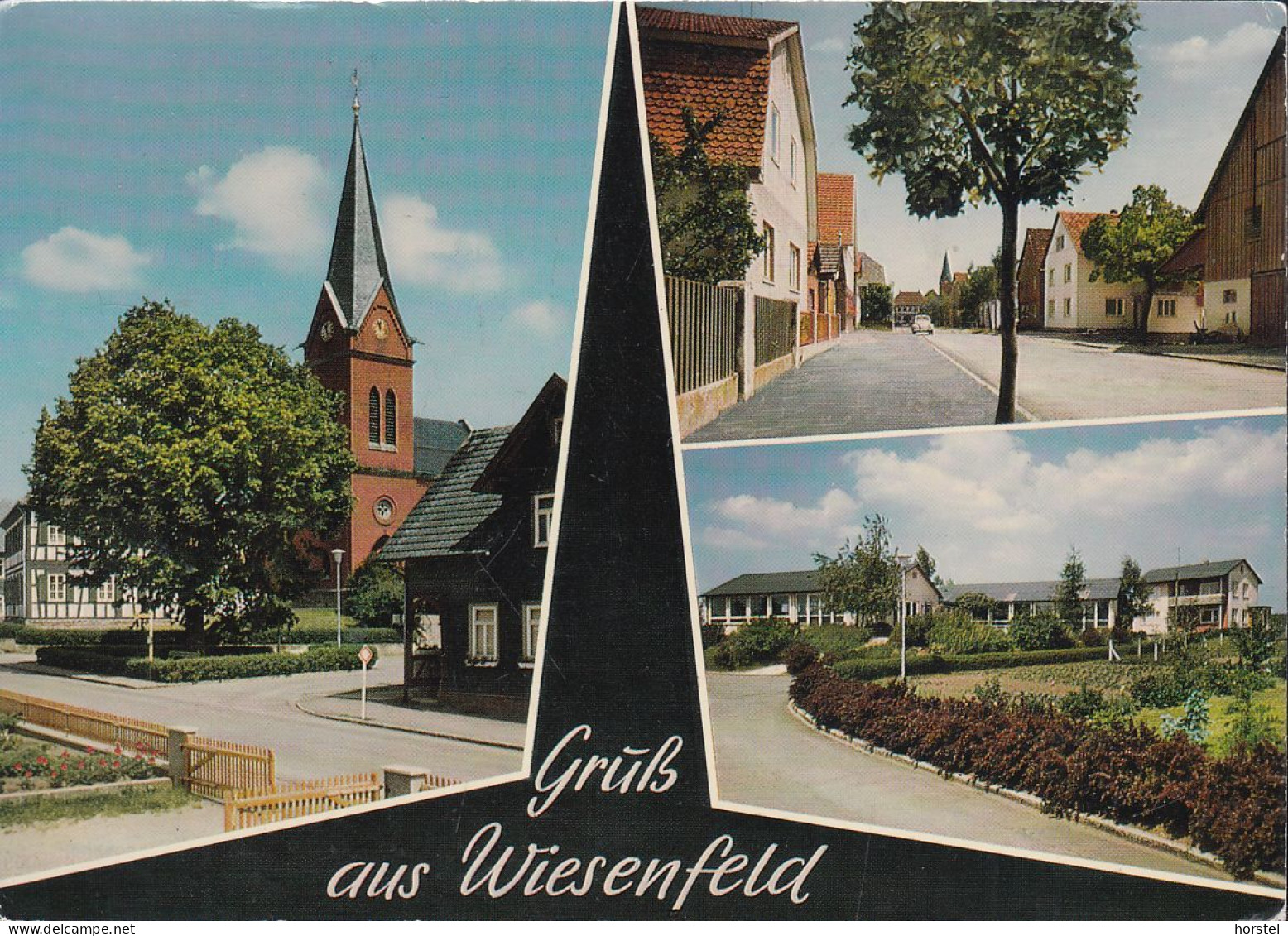 D-96484 Meeder, Wiesenfeld - Alte Ansichten - Kirche - Hauptstraße - Siedlung - Coburg