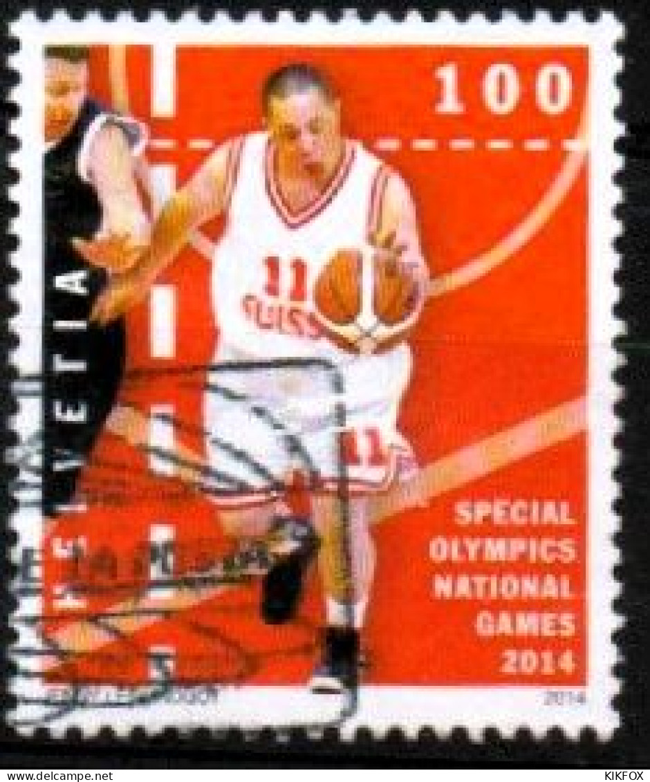 SUISSE ,SCHWEIZ, 2014,  MI 2344, SBK 1511, Special Olympics National Games, GESTEMPELT, OBLITERE - Used Stamps