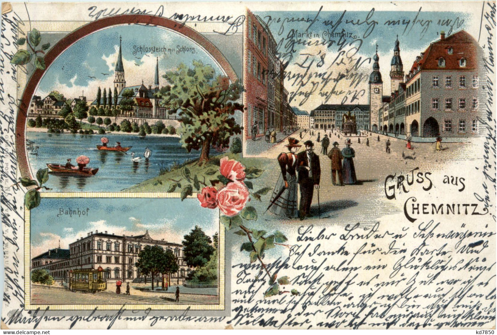 Gruss Aus Chemnitz - Litho - Chemnitz