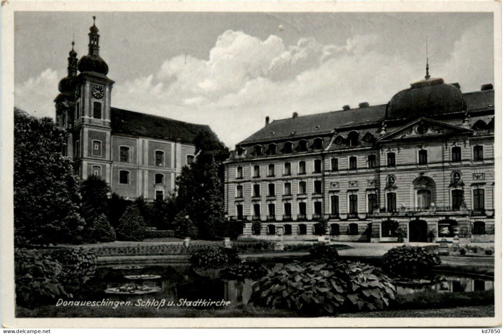 Donaueschingen, Schloss U. Stadtkirche - Donaueschingen