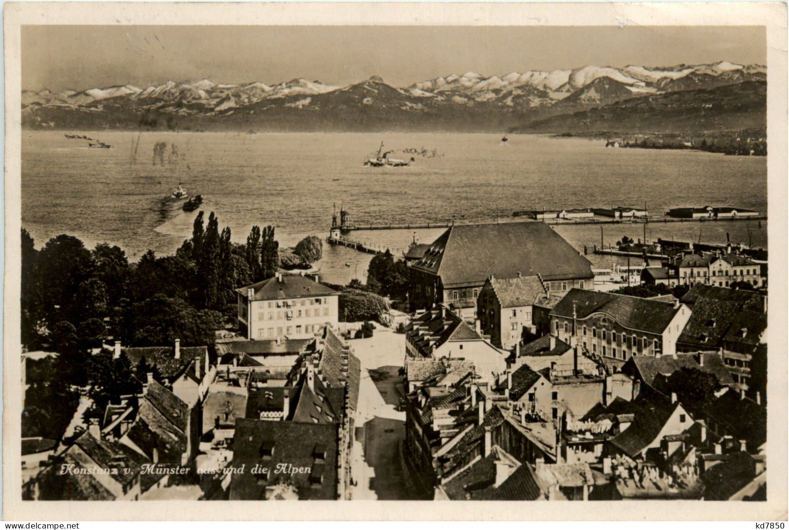 Konstanz, V. Münster Aus Und Die Alpen - Konstanz