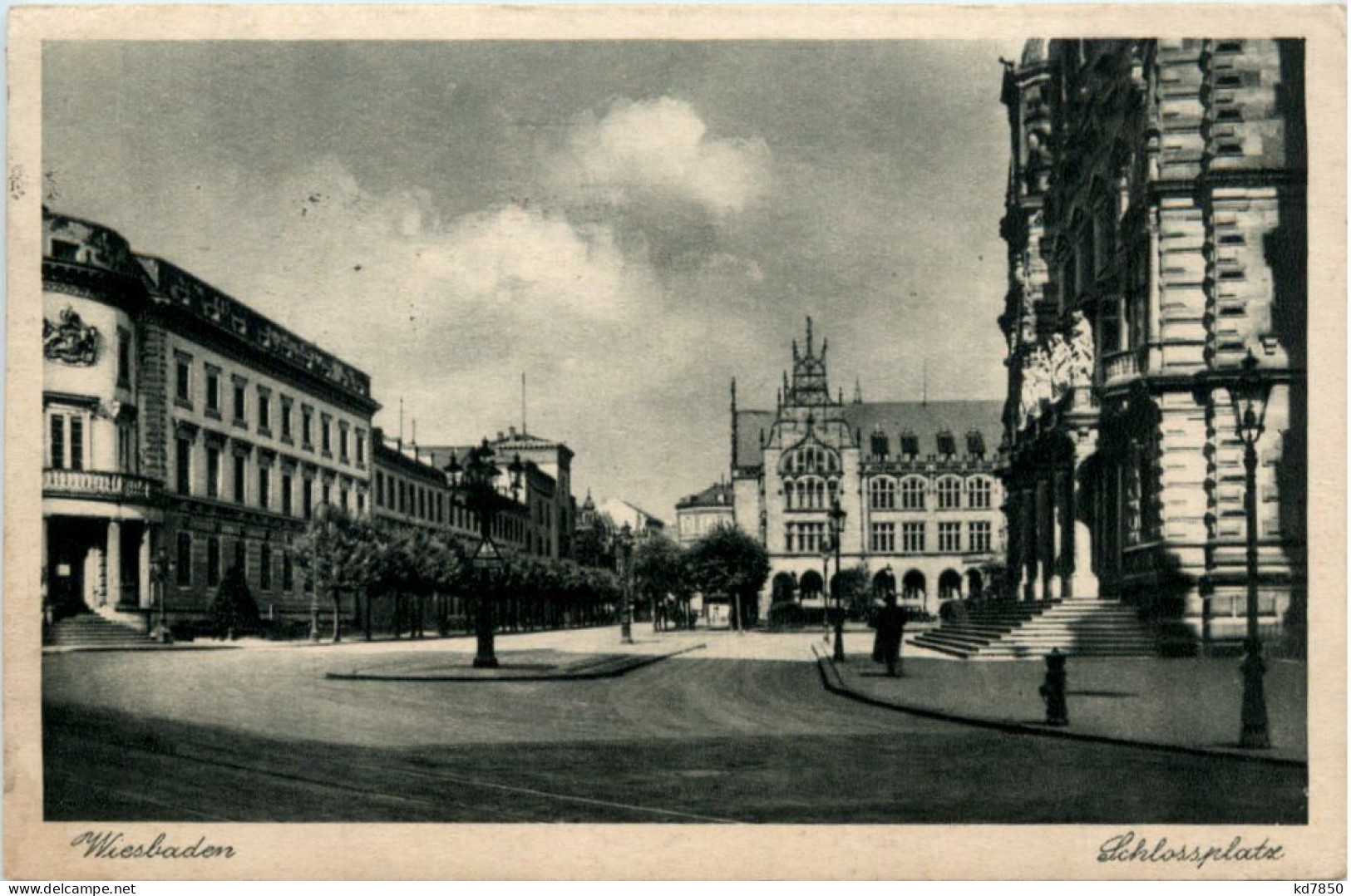 Wiesbaden, Schlossplatz - Wiesbaden