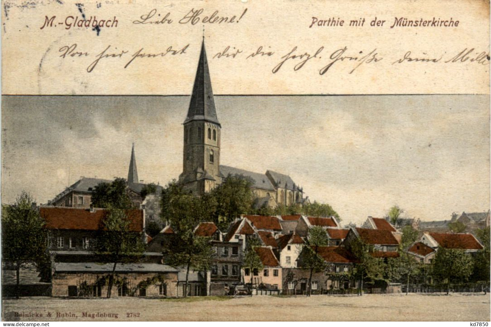 Möchengladbach, Partie Mit Der Münsterkirche - Mönchengladbach