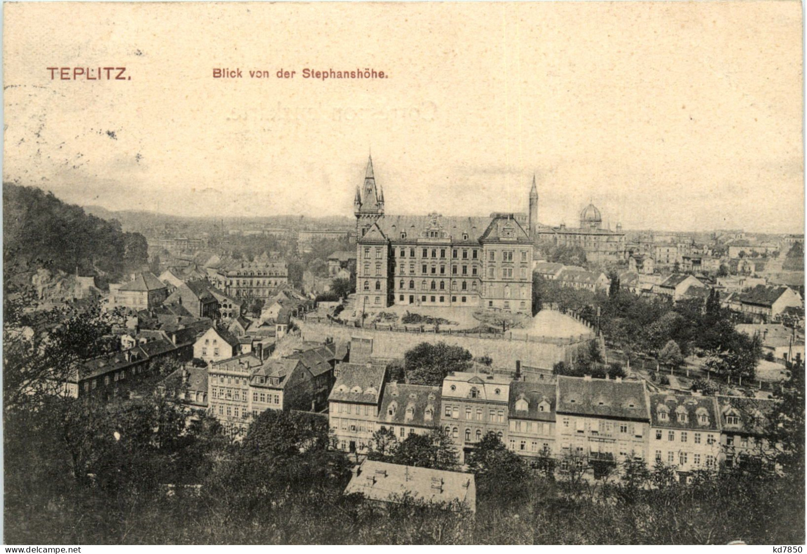 Teplitz - Teplice - Blick Von Der Stephanshöhe - Tchéquie