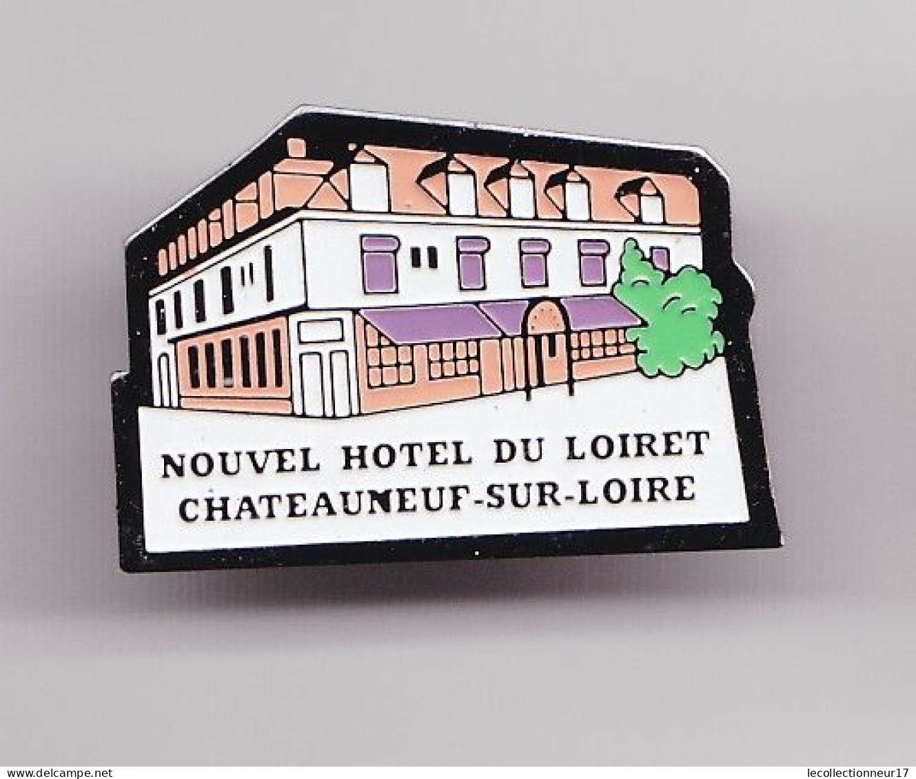 Pin's Nouvel Hôtel Du Loiret Chateauneuf Sur Loire Dpt 45 Réf 7281JL - Steden