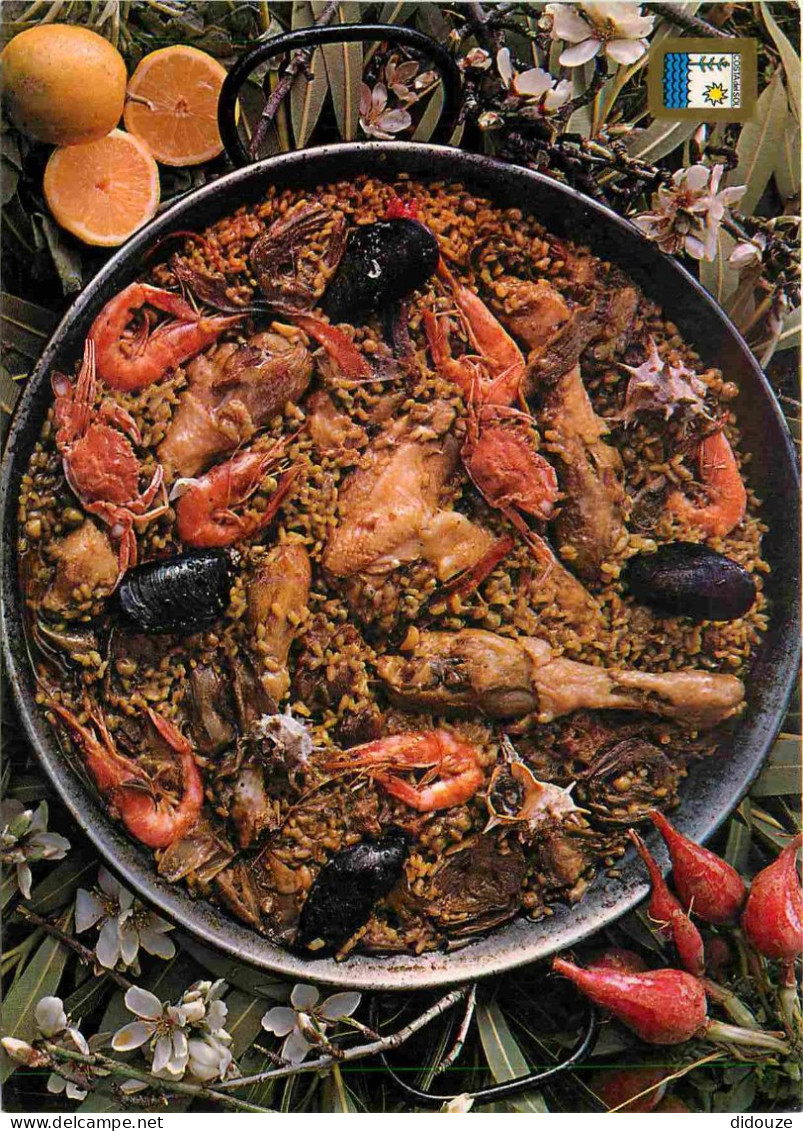 Recettes De Cuisine - Paella - Gastronomie - CPM - Voir Scans Recto-Verso - Recipes (cooking)