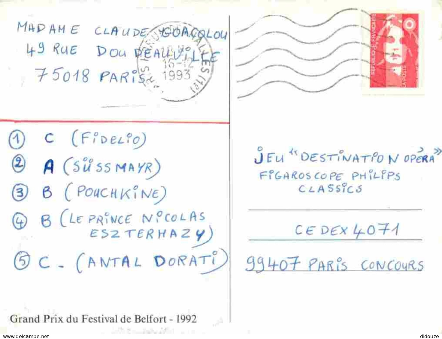 Cinema - Affiche De Film - Le Pays Des Sourds - CPM - Voir Scans Recto-Verso - Manifesti Su Carta