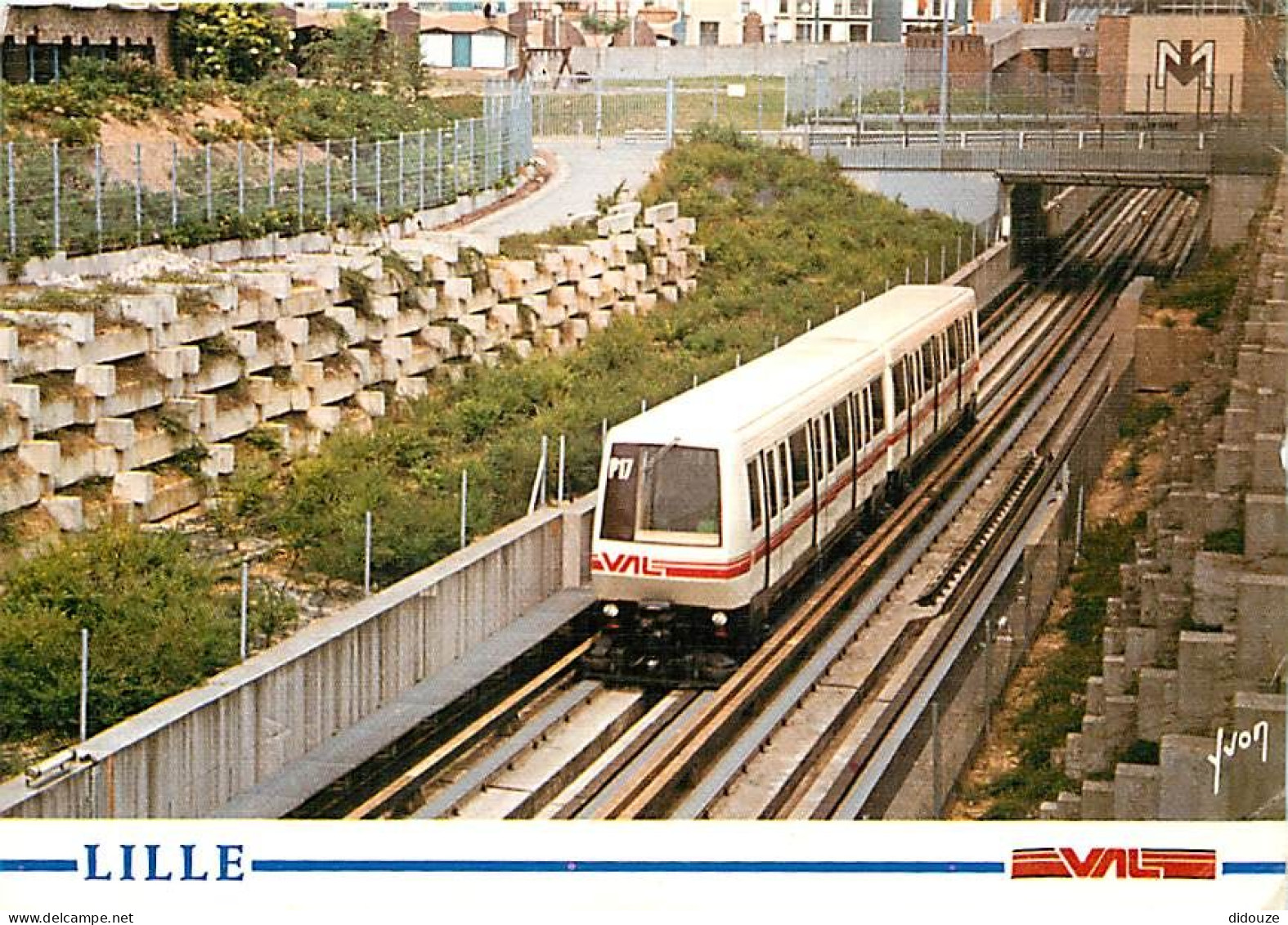 Trains - Métro - Lille - Le Métro VAL - CPM - Voir Scans Recto-Verso - Subway
