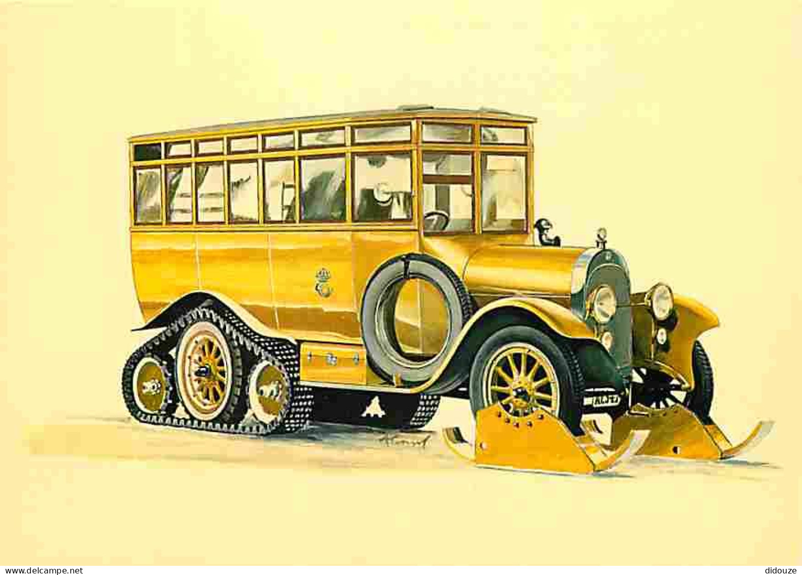 Automobiles - Scania Vabis Fran 1923 Utrustad For Vinterkorning - Carte Neuve - CPM - Voir Scans Recto-Verso - Toerisme