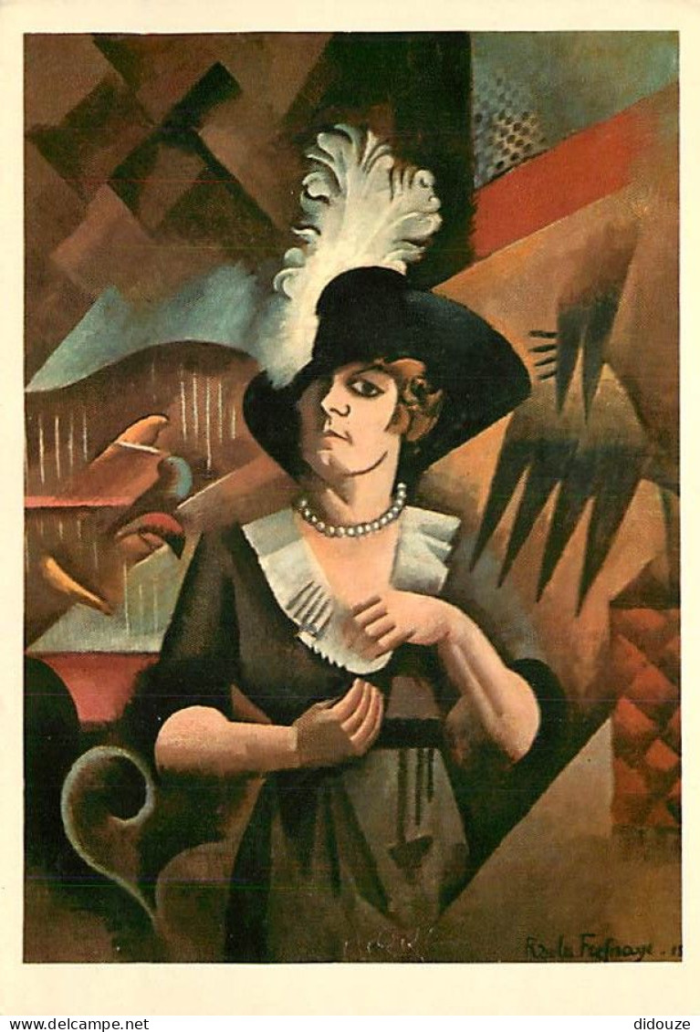 Art - Peinture - Roger De La Fresnaye - Alice Au Grand Chapeau - Carte De La Loterie Nationale - Carte Neuve - CPM - Voi - Paintings