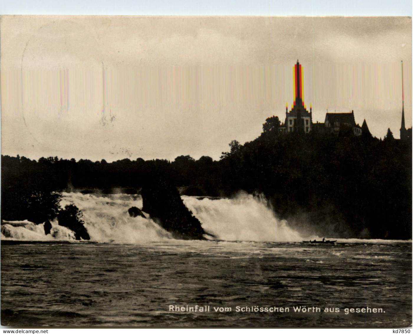 Rheinfall Vom Schlösschen Wörth - Neuhausen Am Rheinfall