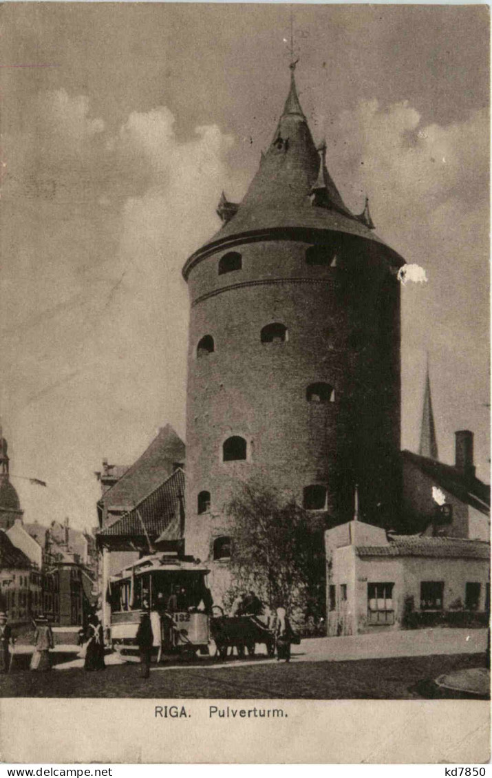 Riga - Pulverturm - Feldpost - Lettonie