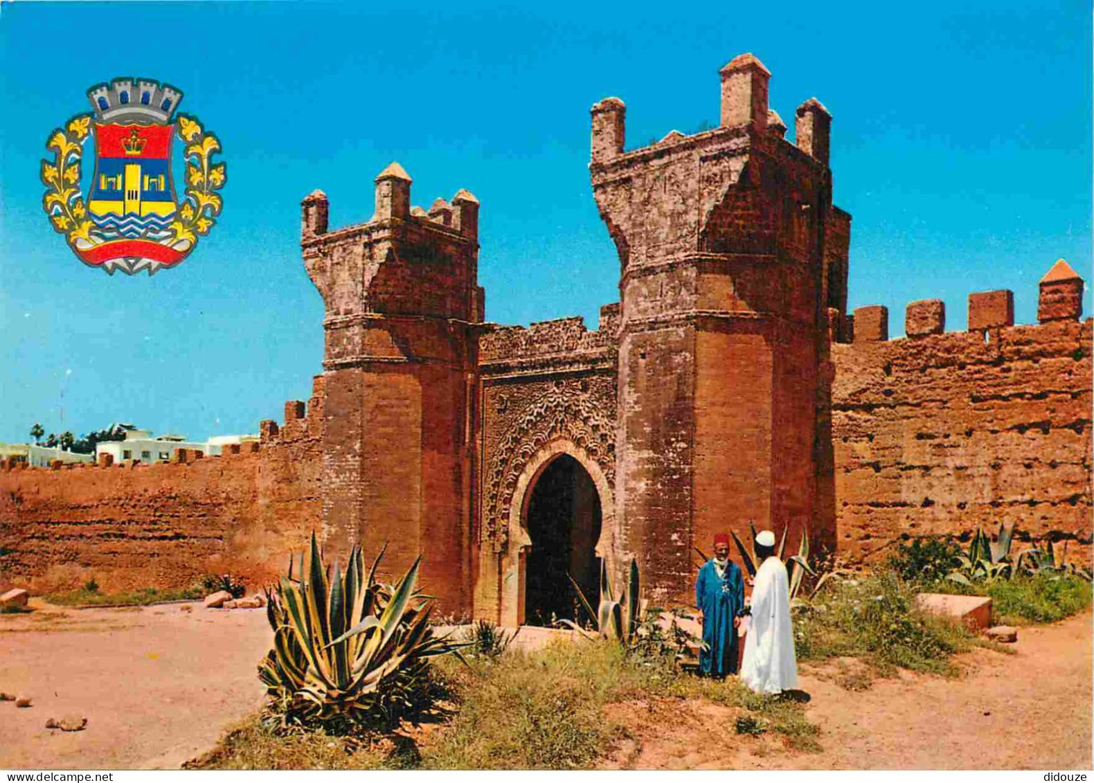 Maroc - Rabat - Bab Chellah - Porte De Chellah - Blasons - CPM - Carte Neuve - Voir Scans Recto-Verso - Rabat