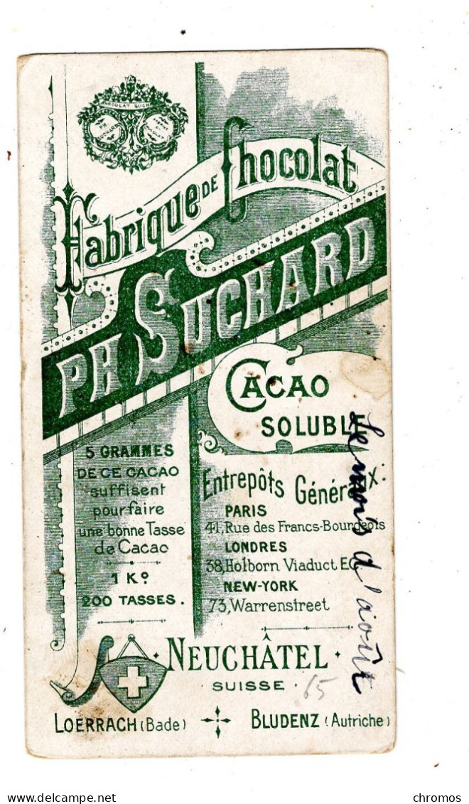 Chromo Chocolat Suchard, S 65 / 8, Mois Aout - Suchard