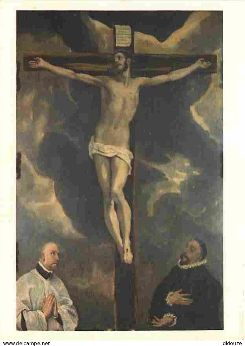 Art - Peinture Religieuse - Domenico Theatocopoulos Dit El Greco - Le Christ En Croix - CPM - Voir Scans Recto-Verso - Quadri, Vetrate E Statue
