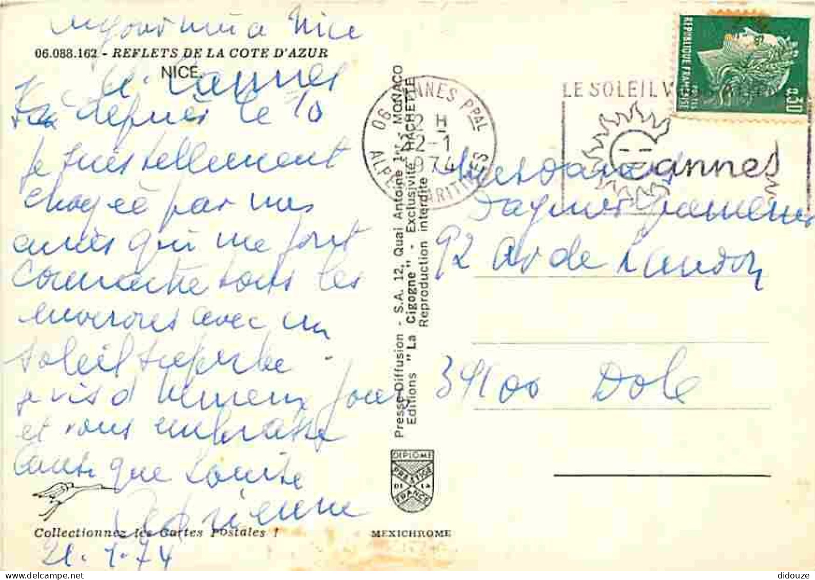 06 - Nice - Multivues - CPM - Voir Scans Recto-Verso - Cartas Panorámicas