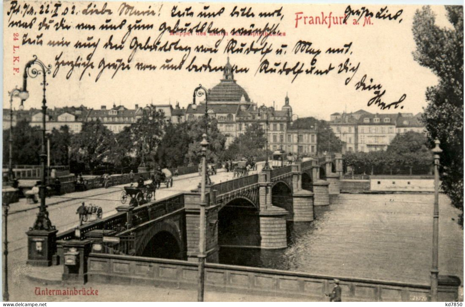 Frankfurt, Untermainbrücke - Frankfurt A. Main