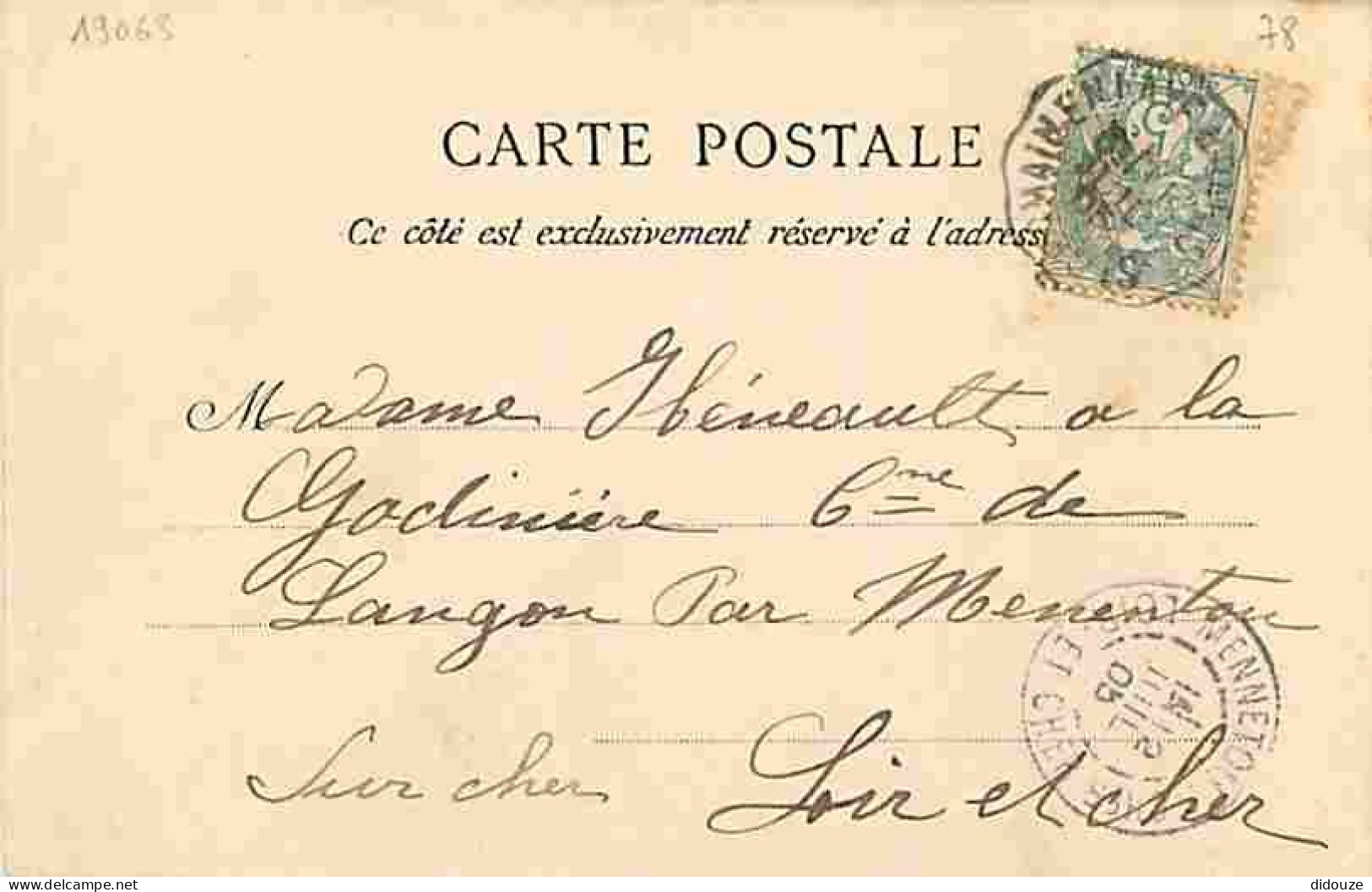 78 - Chatou - Le Petit Bras De Seine - Animée - Précurseur - Oblitération Ronde De 1905 - CPA - Voir Scans Recto-Verso - Chatou