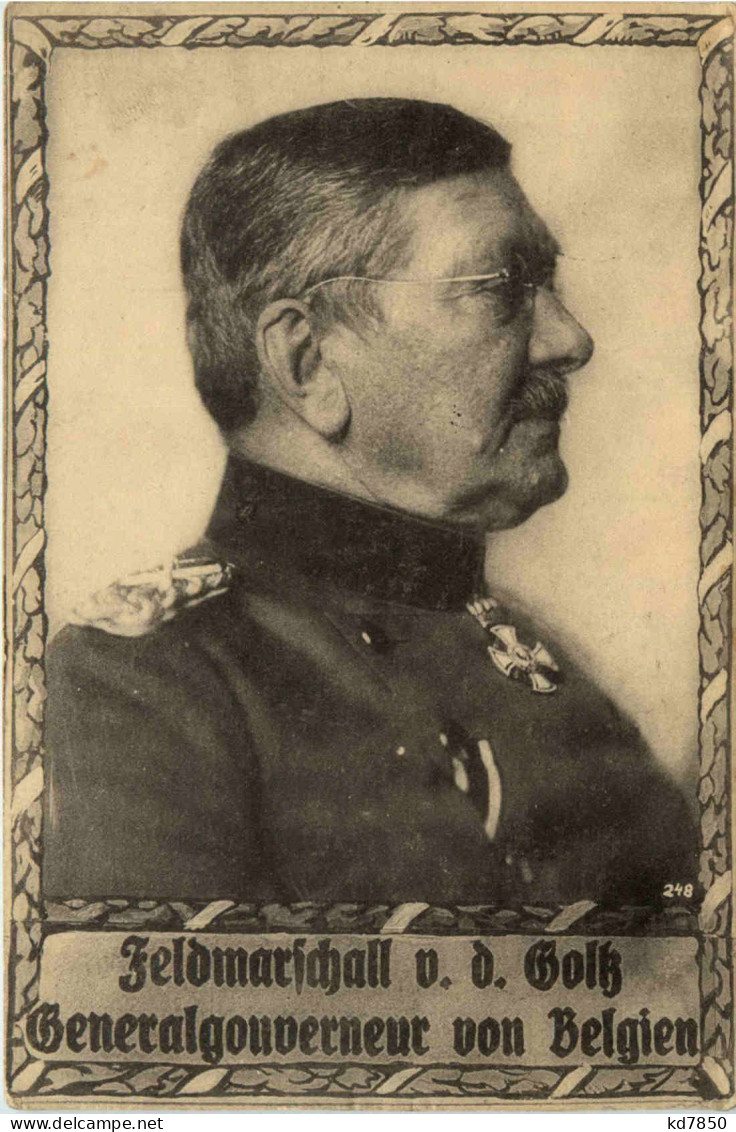 Generalfeldmarschall V. D. Goltz - Hommes Politiques & Militaires