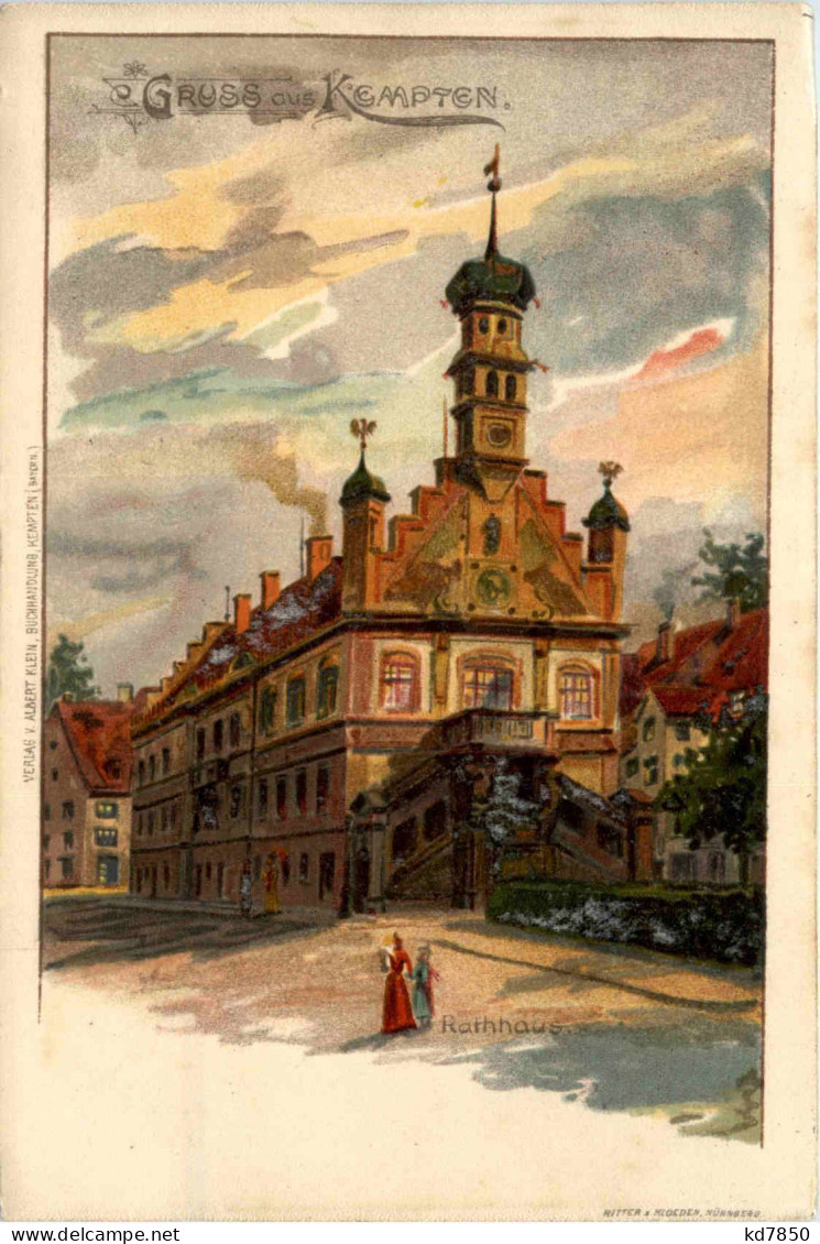 Gruss Aus Kempten - Litho - Kempten