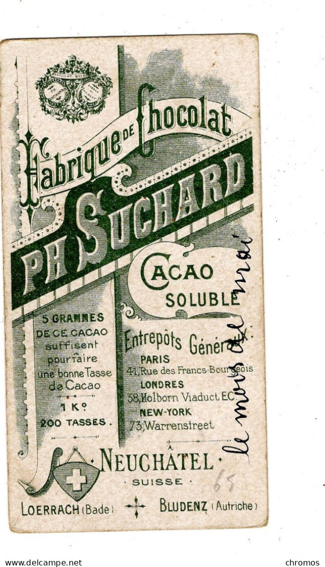 Chromo Chocolat Suchard, S 65 / 5, Mois Mai - Suchard