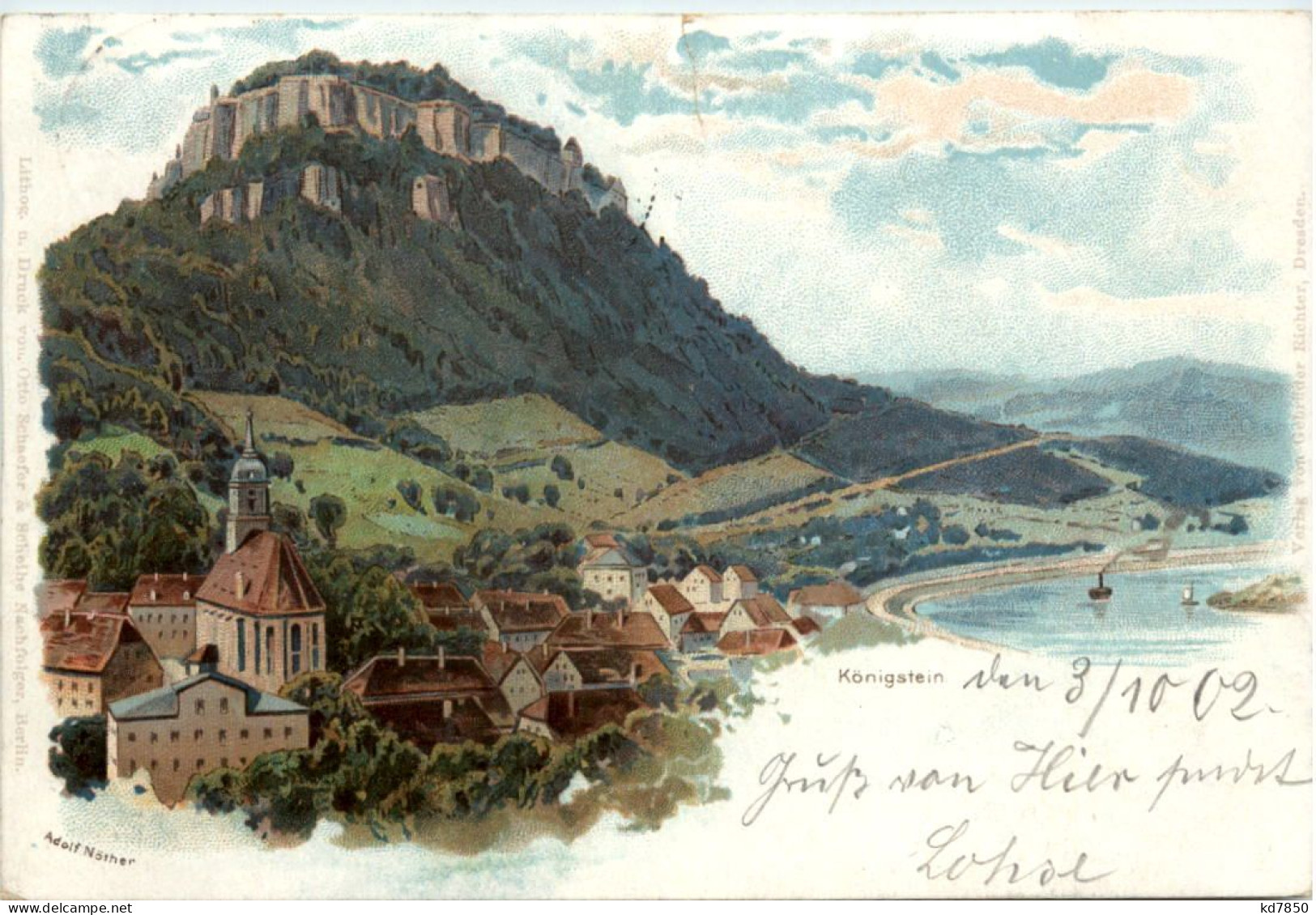 Königstein - Koenigstein (Saechs. Schw.)