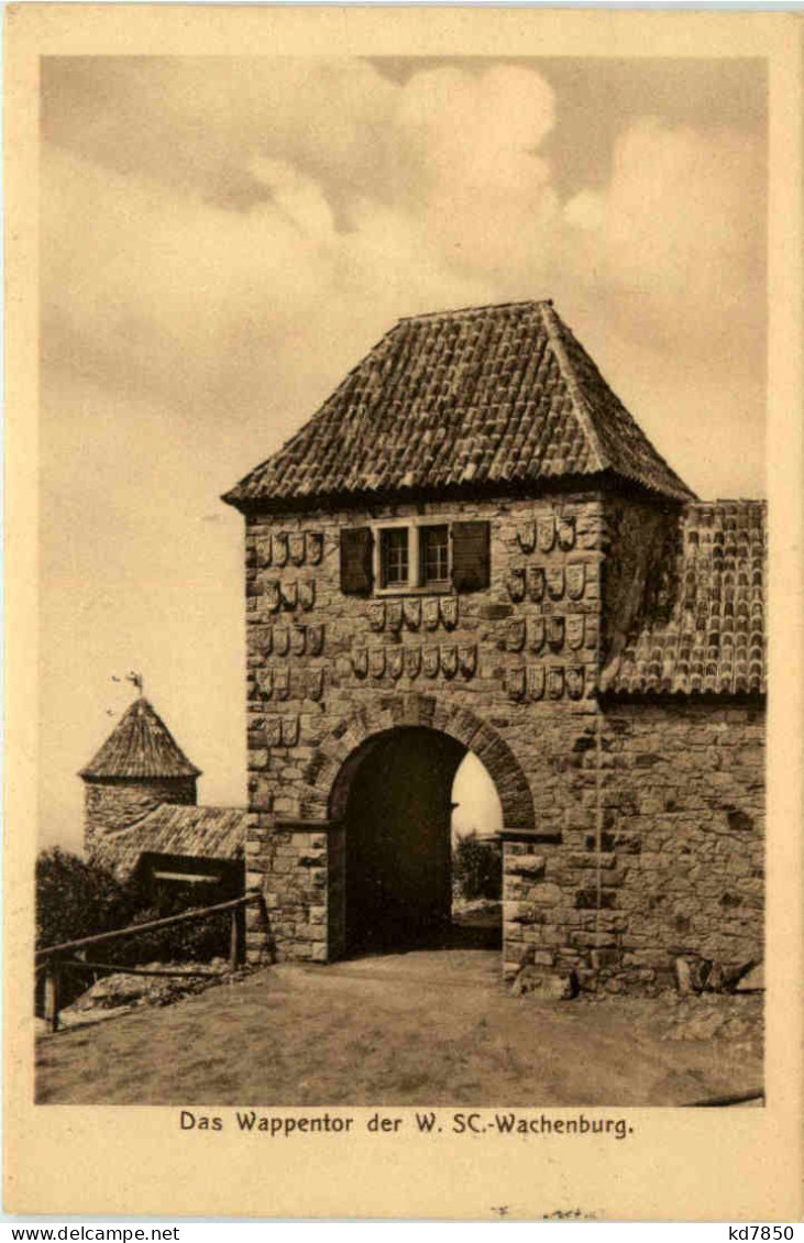 Das Wappentor Der W. SC.-Wachenburg - Weinheim