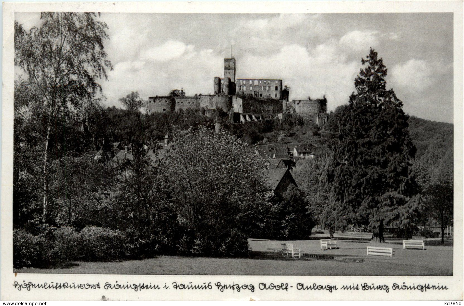 Königstein - Koenigstein (Saechs. Schw.)