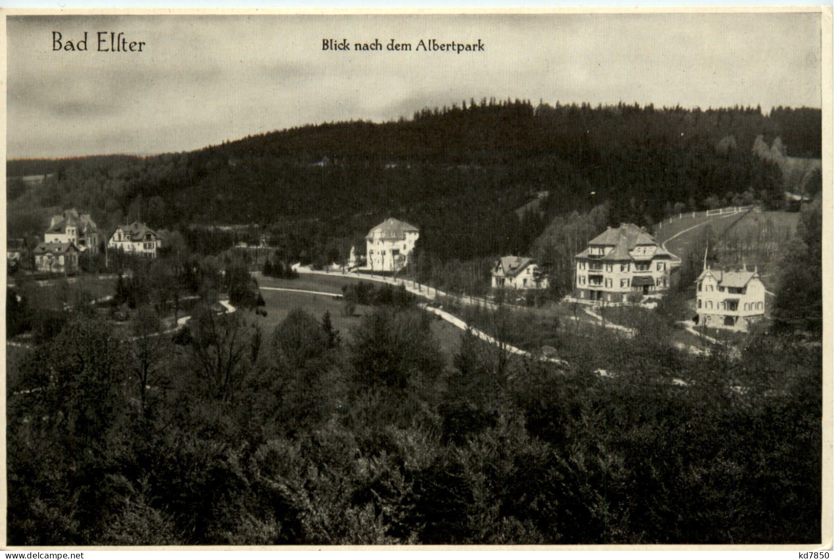 Bad Elster, Blick Nach Dem Albertpark - Bad Elster