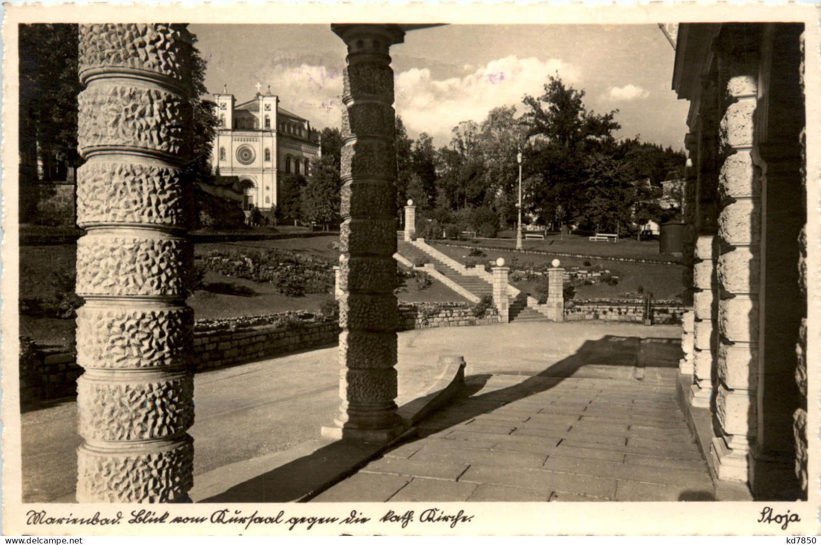 Marienbad - Blick Vom Kursaal - Boehmen Und Maehren