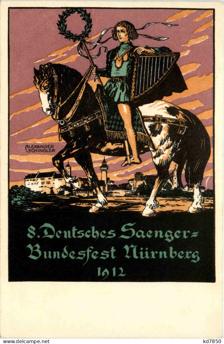 Nürnberg - 8. Deutsches Sänger Bundesfest 1912 - Nürnberg