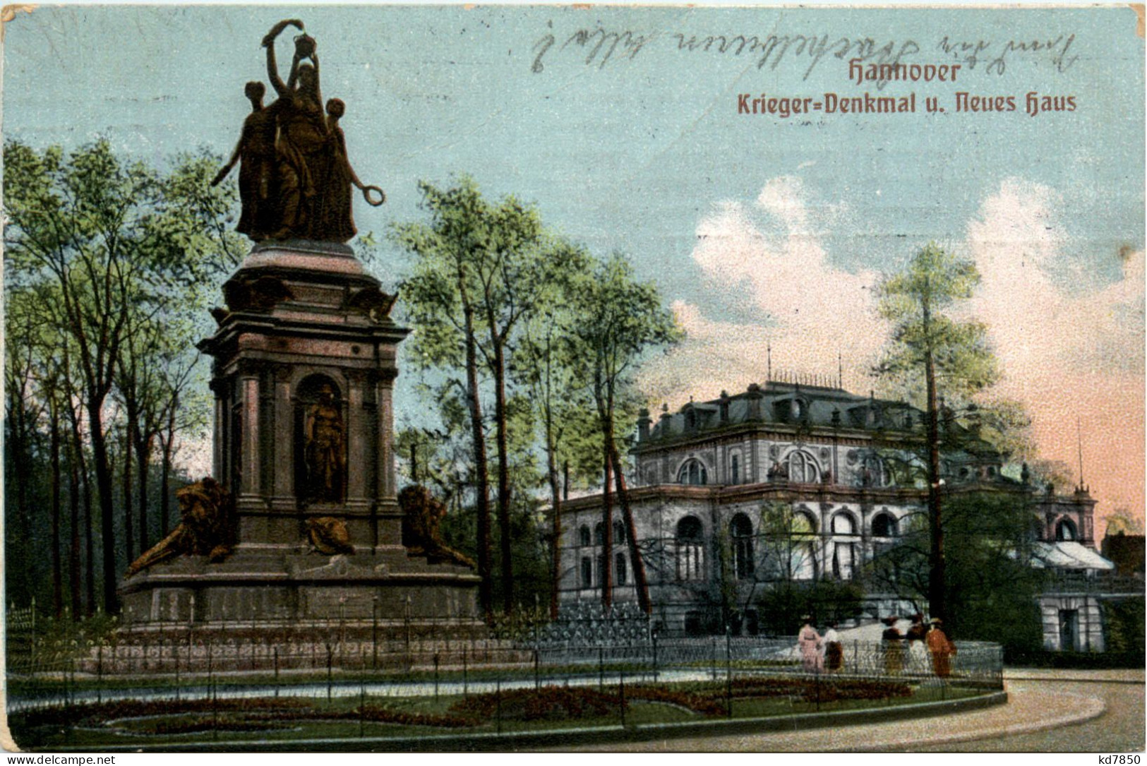 Hannover, Krieger-Denkmal U. Neues Haus - Hannover