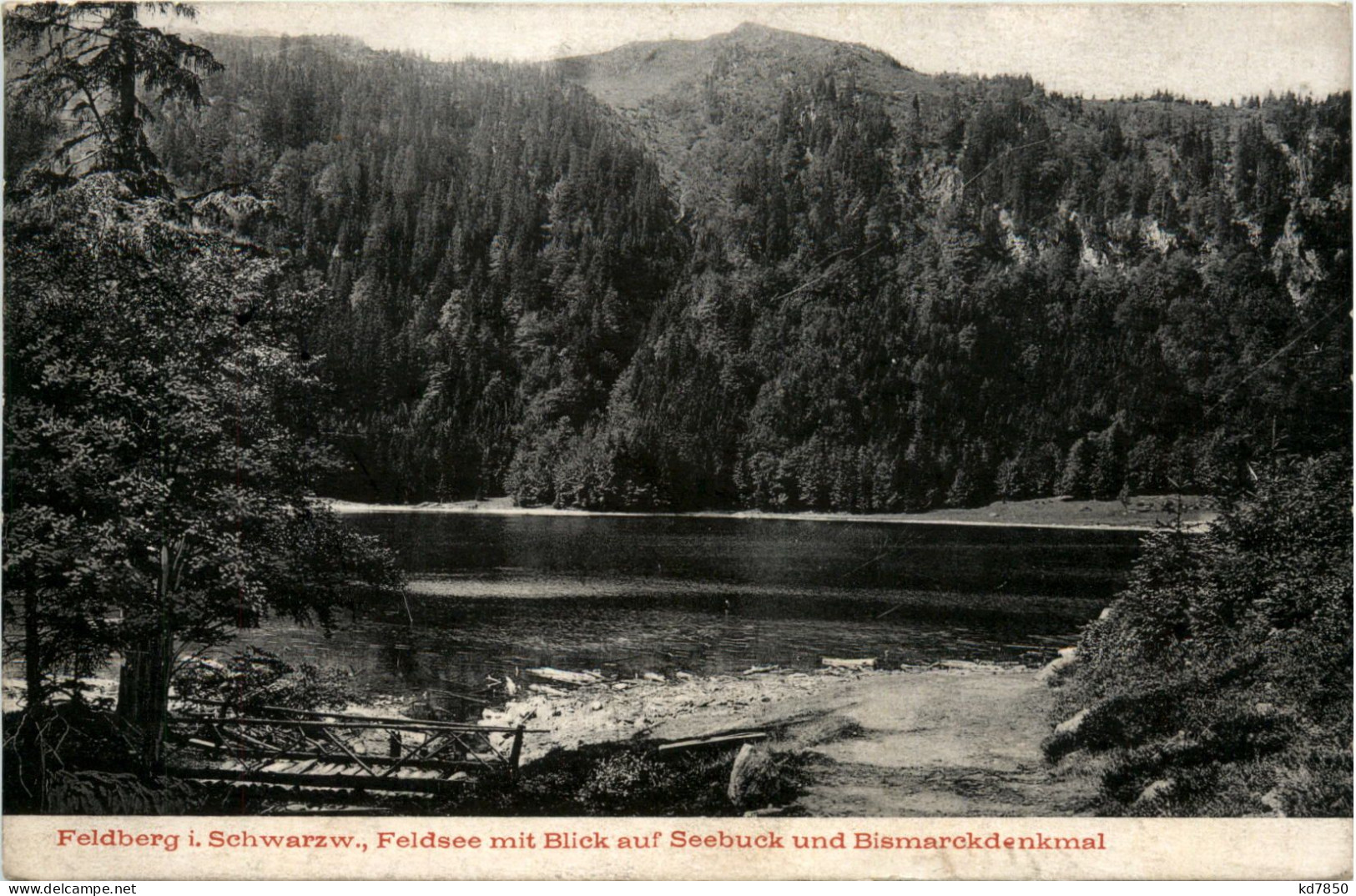 Feldberg I. Schwarzwald, Feldsee Mit Blick Auf Seebuck Und Bismarckdenkm - Feldberg