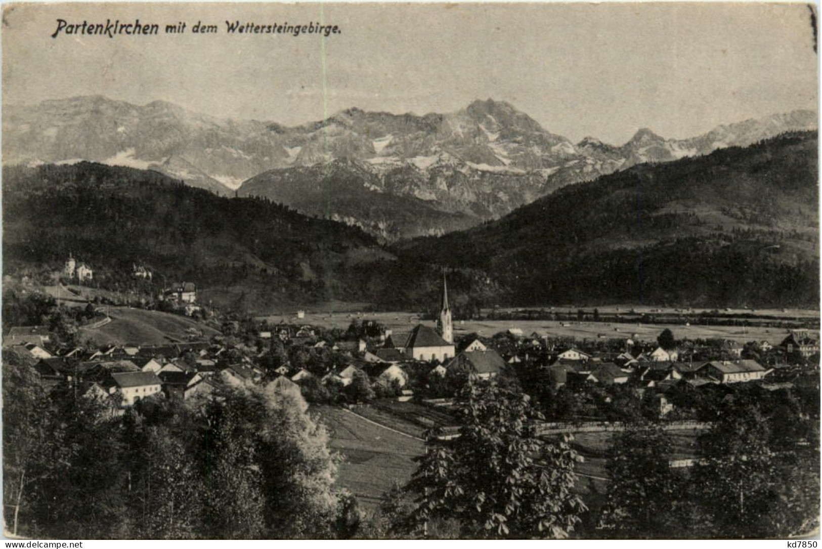 Partenkirchen Mit Dem Wettersteingebirge - Garmisch-Partenkirchen